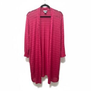 Catherines Vibrant Pink Cardigan – Size 2X (NWT)